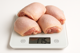 generate chicken tigh and flex on the scale weign of 1.5kg